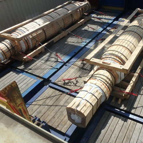 Heavy plate mill work rolls | Ambercor Shipping