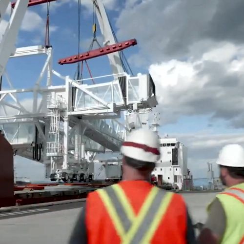 HYDRA Seaport Passenger Boarding Bridge Delivered to Quebec City Port