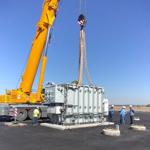 121,200 lbs Transformer main body move to Texas San Antonio
