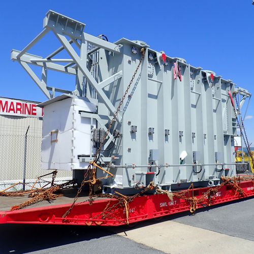 184,000lbs transformer from the port of Baltimore to a customer in Virginia, USA.