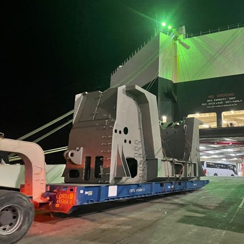 Transported Cement Plant Components to Arizona, USA